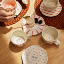 Set de Té/Café 4 Puestos 8 Piezas Corona AlmaRosa Loza Multicolor SL102M030108
