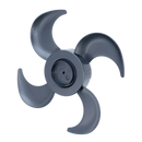 Ventaviola de 4 Aspas Design Color Silver