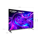 Televisor LED Smart Hyundai 43" FHD Roku TV Gris HYLED4325RIM