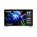 Televisor QLED Hyundai 43" FHD Google TV Gris Oscuro HYLED4326QG