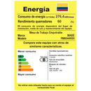 Cubierta de Empotrar a Gas Natural 60x44Cm 4 puestos F 110V Inoxidable PM6044NS0