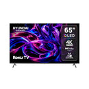 Televisor Hyundai QLED 65" 4K UHD Smart Roku TV Gris HYLED6516QR