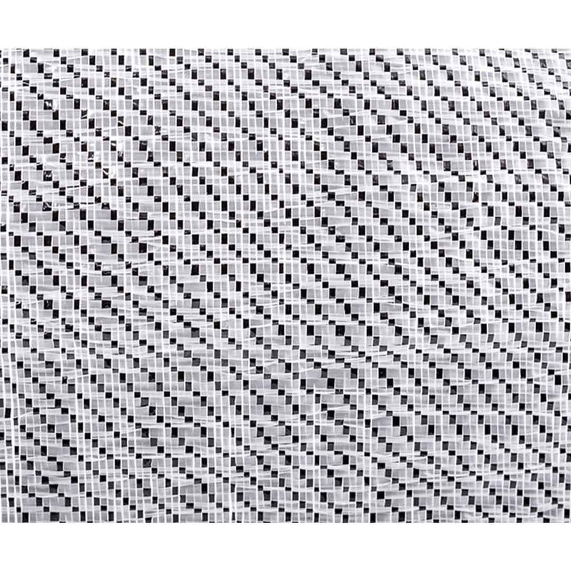 Tela Polipropileno 3m ancho diag Negra-Blanc 120g/m2 Rollo x100MT